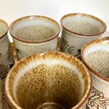 Tasses en grès vintage made in Scotland