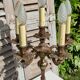 Chandelier bronze six branches électrique
