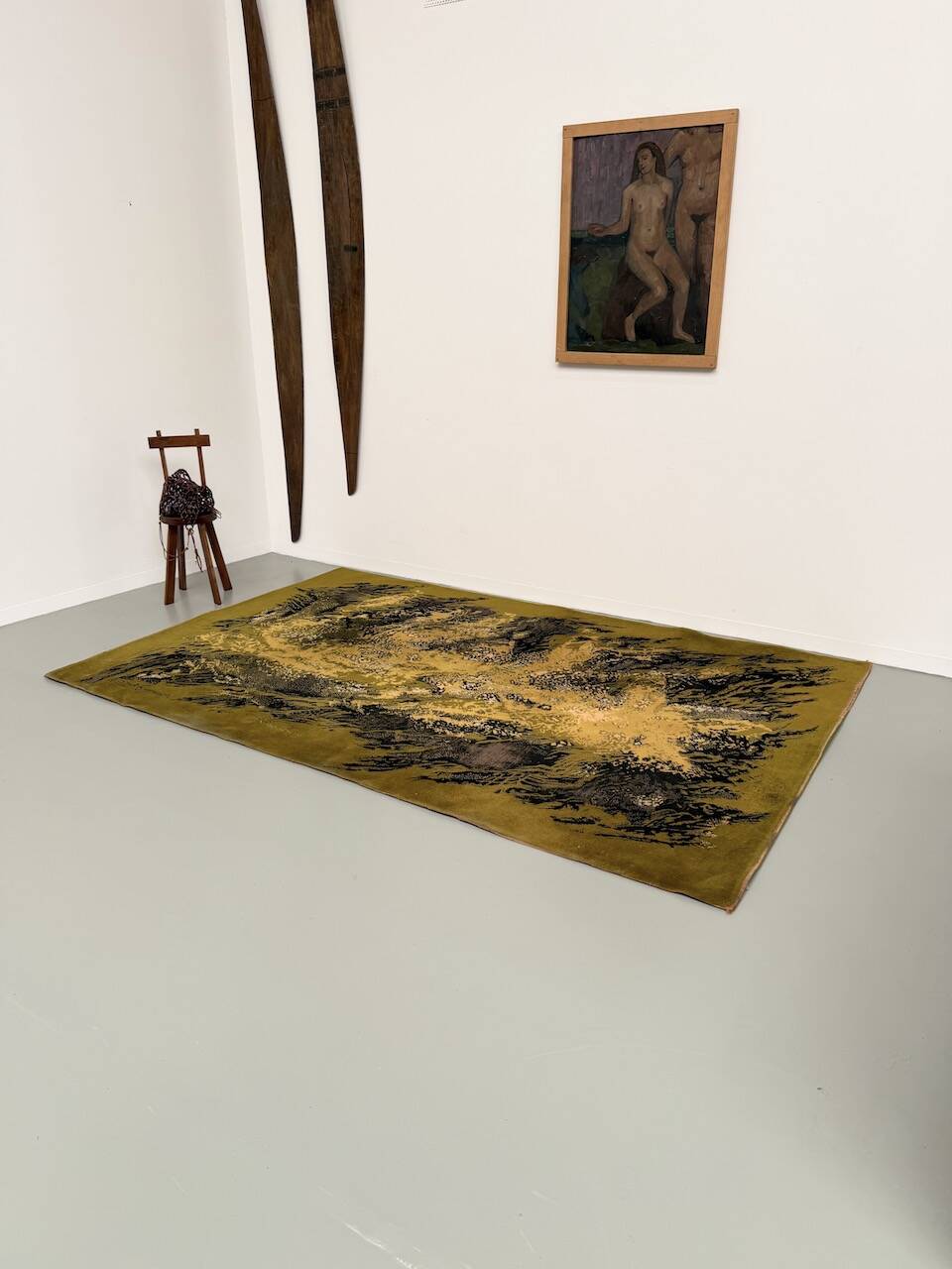 René Fumeron wool rug, 1960, Nevada model
