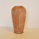 Terracotta vase sunflower decoration 1910, art nouveau