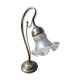 Tulip lamp / swan neck Art Deco brass