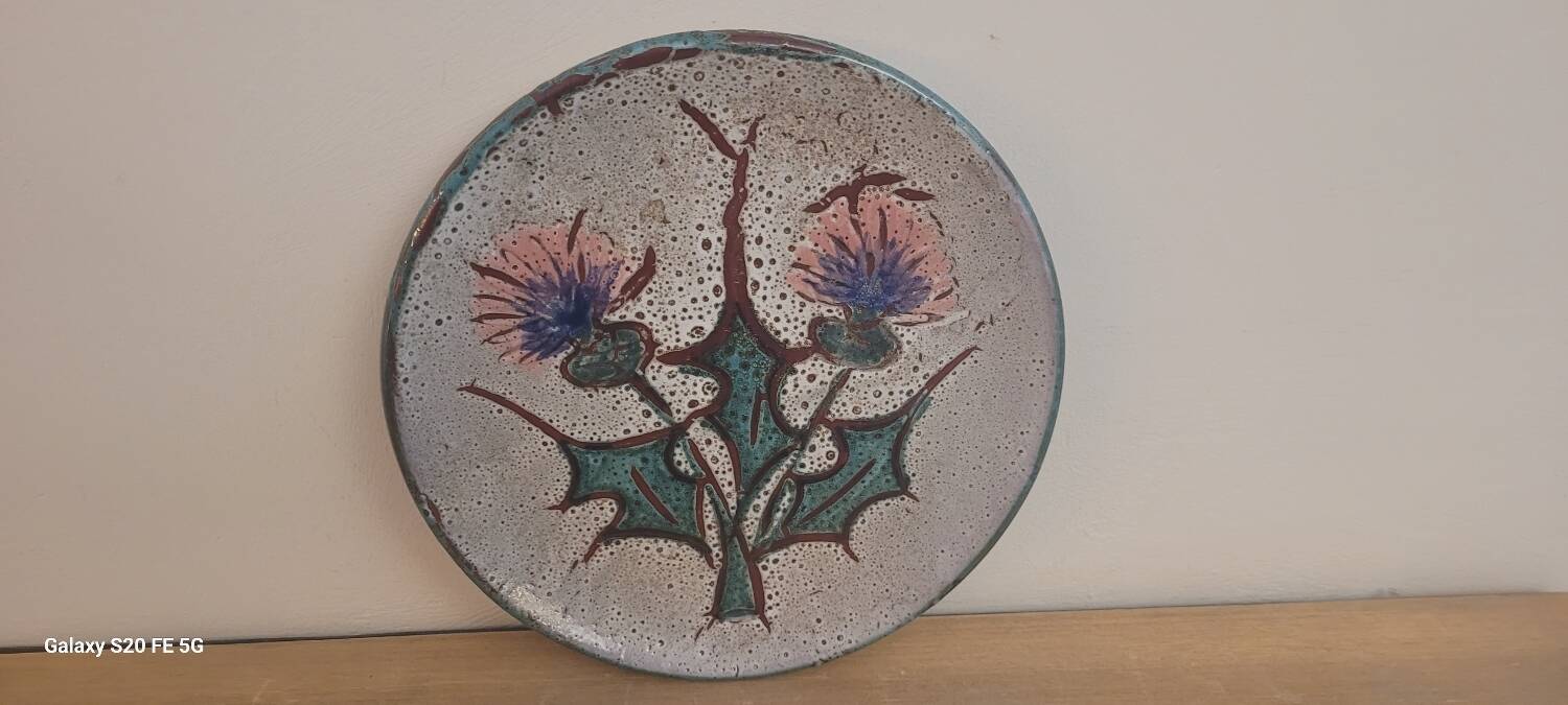 Assiettes Felix Céram Vallauris 60's