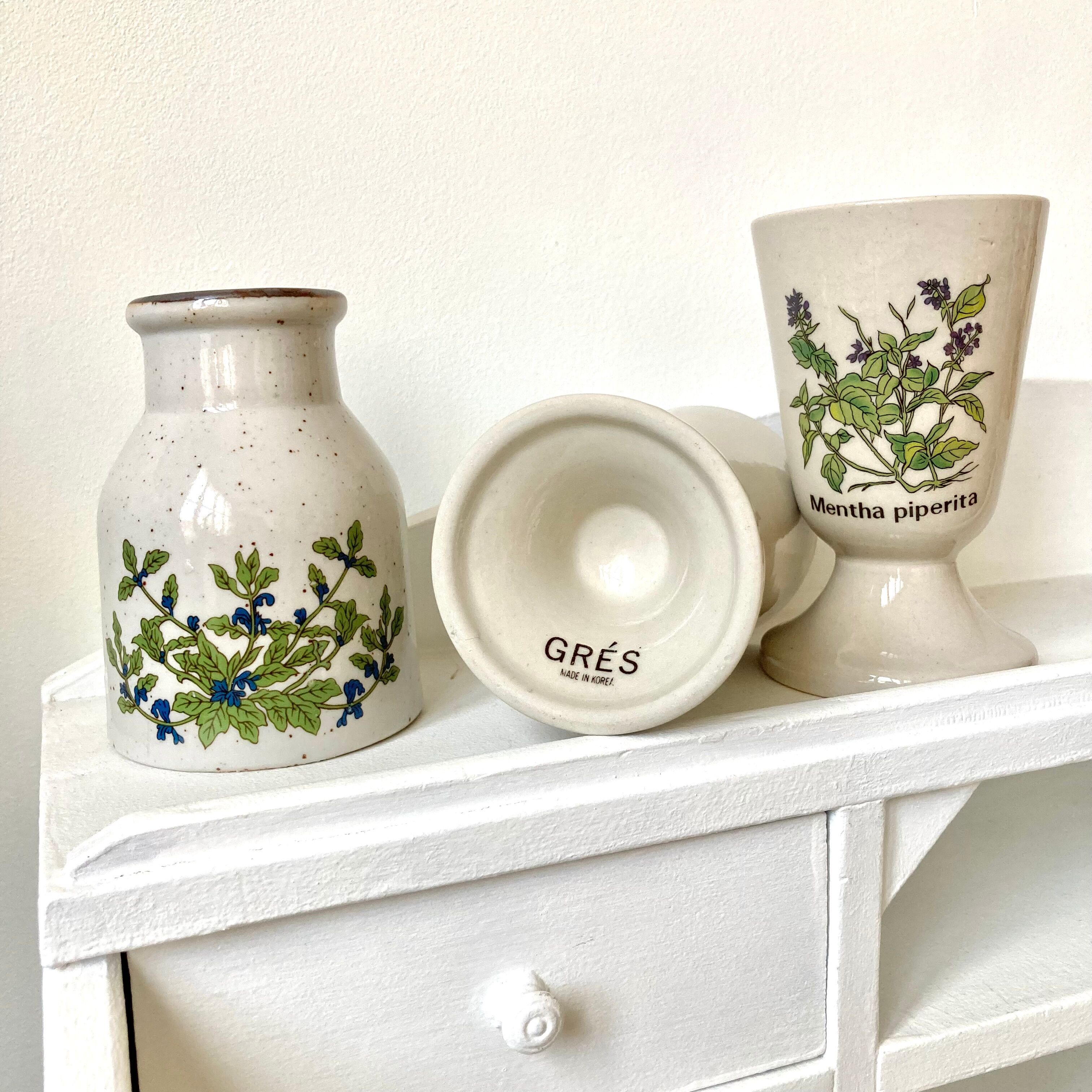 Stoneware herbarium vases