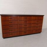 Classeur de magasin vintage des années 1950