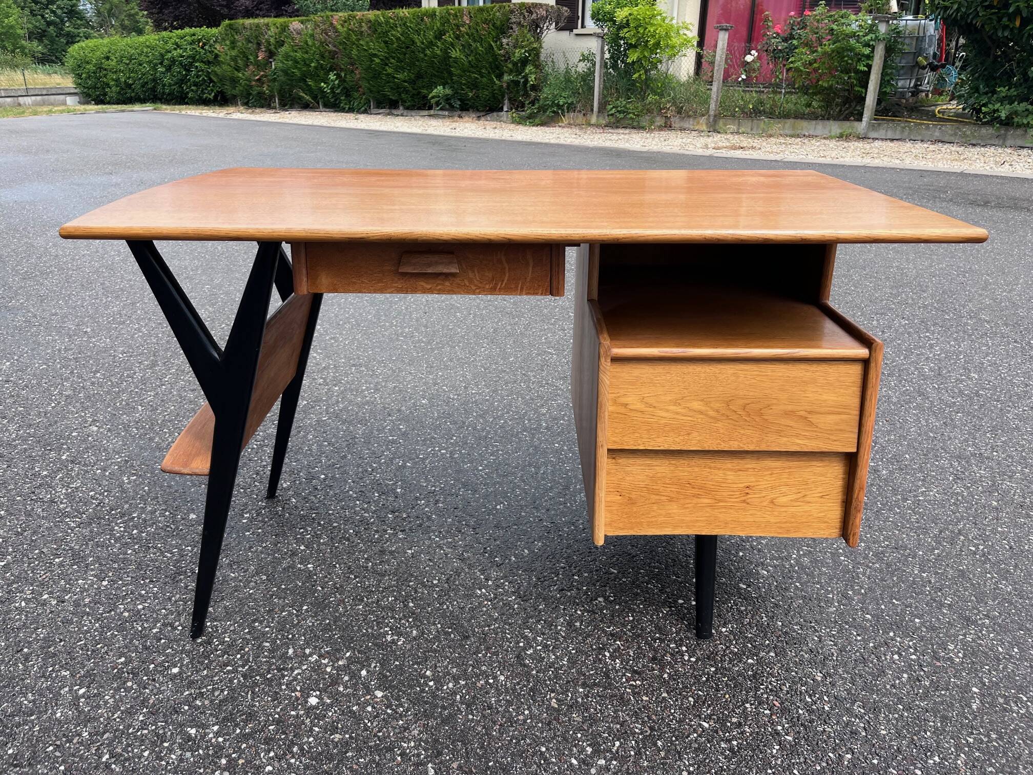 Louis Paolozzi desk Edition René Godfrid