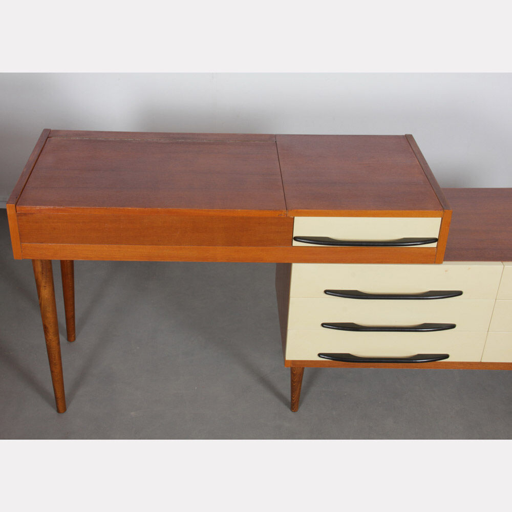 Vintage wooden desk from the 1960s