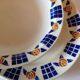 2 flat old earthenware Badonviller