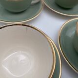 Service à thé et café Villeroy et Boch en porcelaine vert d’eau