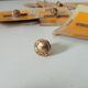 Antique furniture knob gilded with fine gold