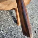 Aranjou Table basse d'appoint, Orme, France, années 1970/80