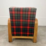 Fauteuil art déco bois années 30