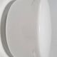 Ceiling light in white opal. Round-shaped light fixture, made of white glass, ut
