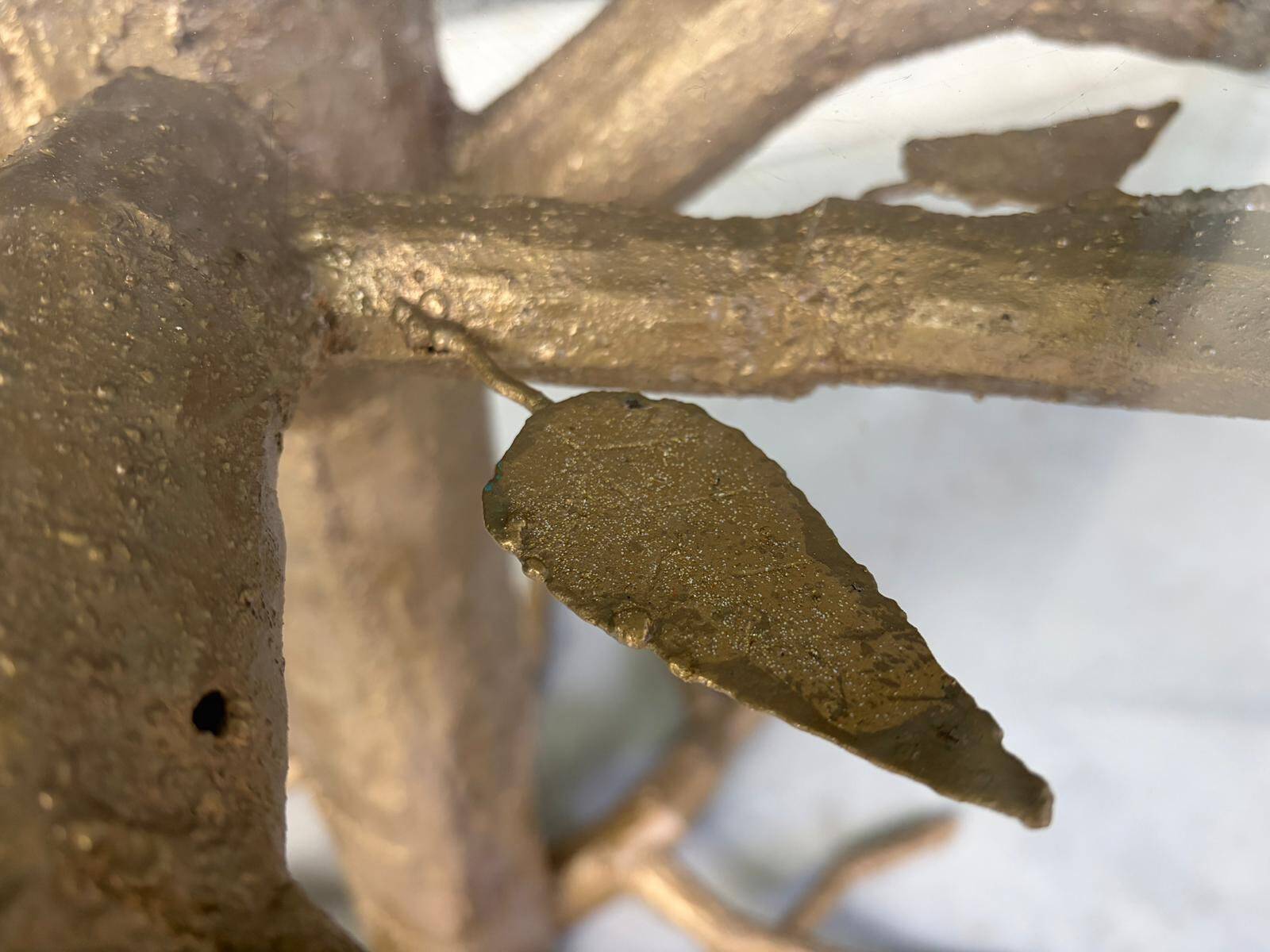 Table à manger en branche d'arbre, années 1980