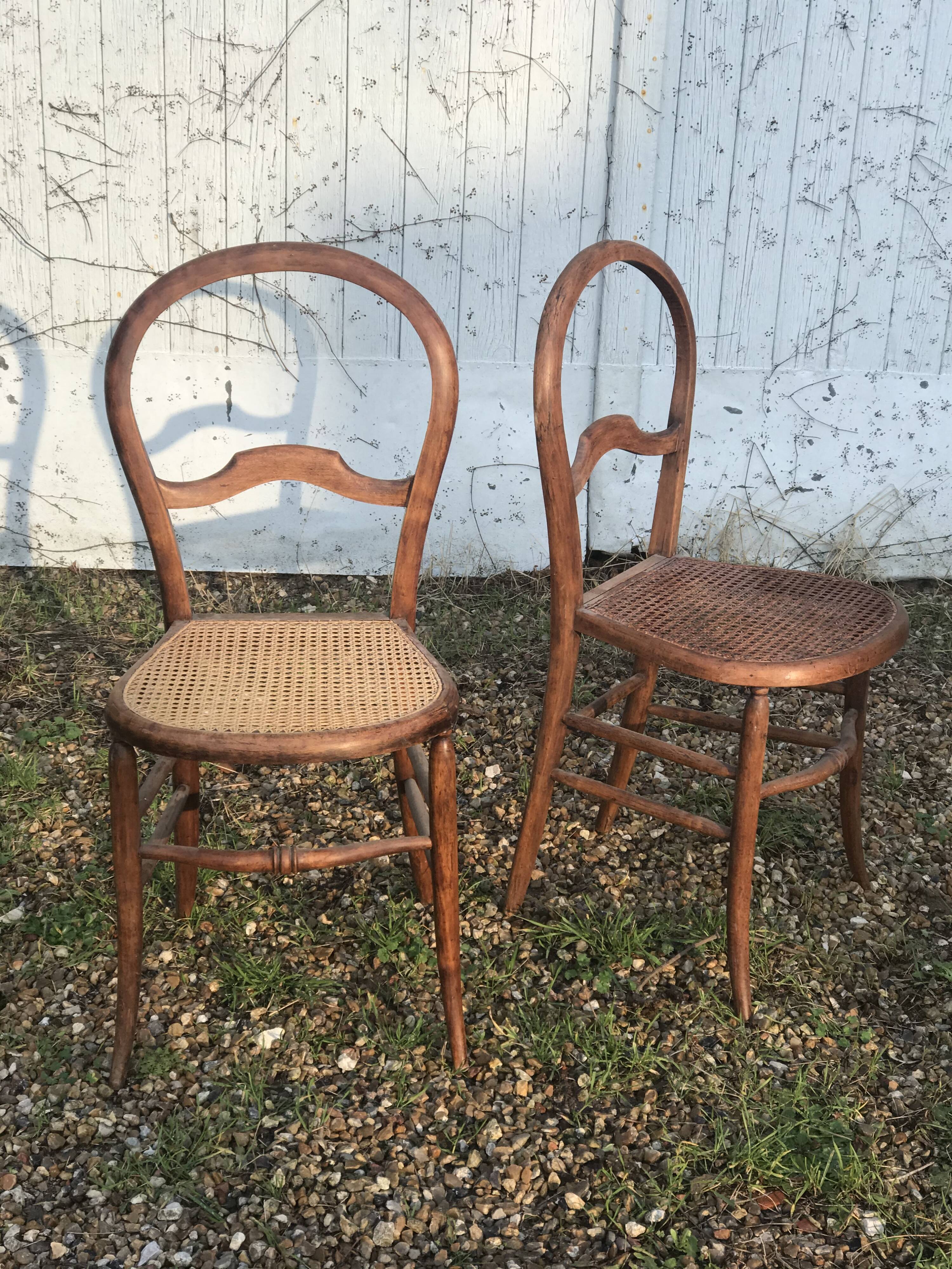 Pair of old chairs.