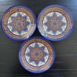 3 plates signed HB Quimper