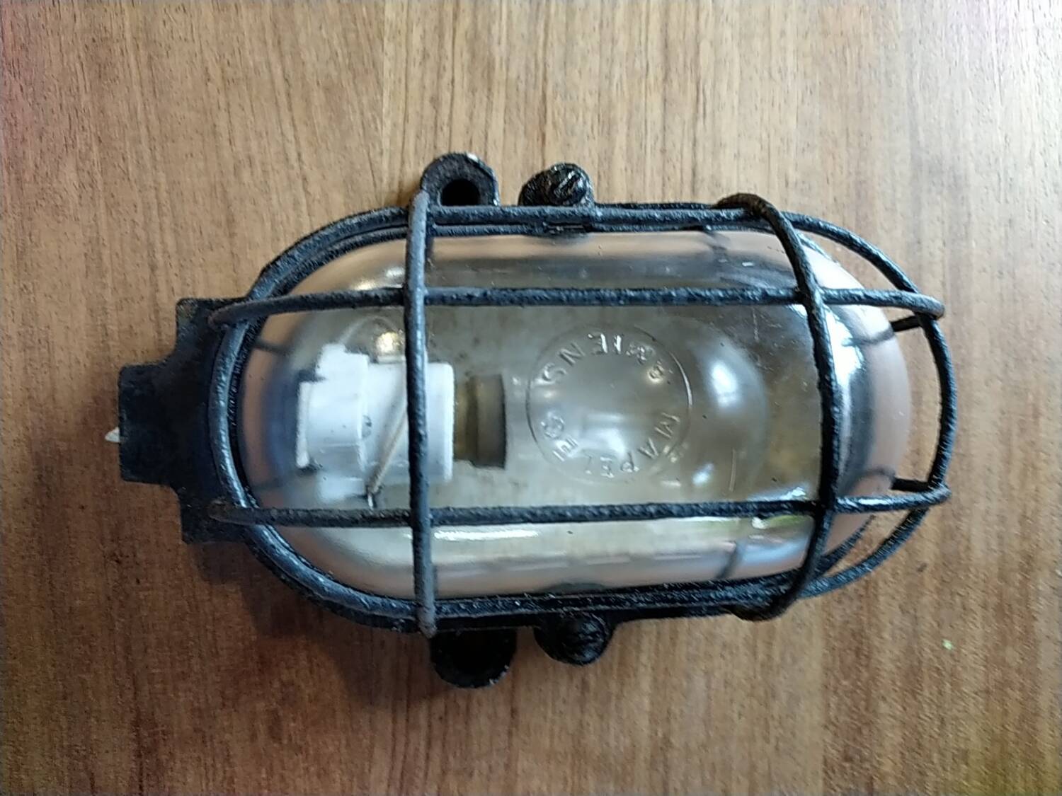 Industrial cast iron wall lights