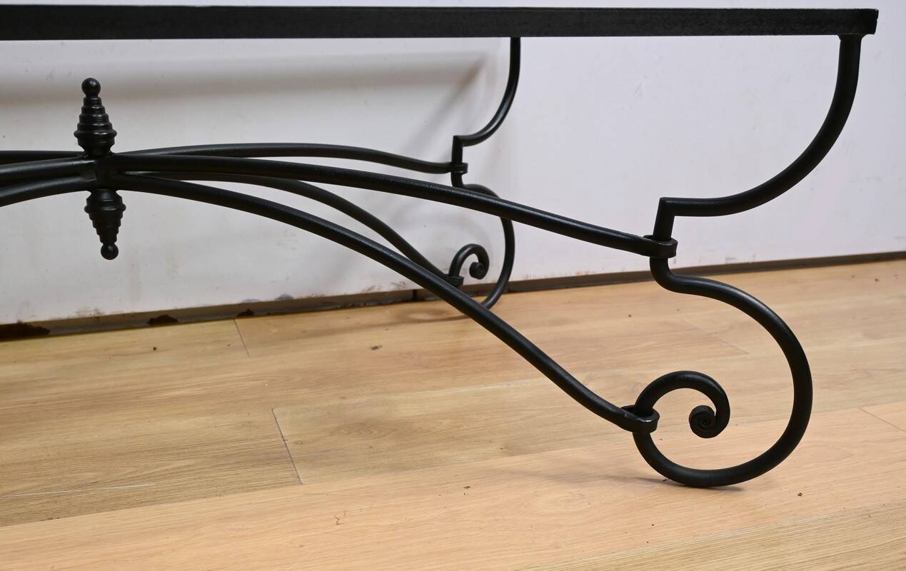 Art Nouveau Style Wrought Iron Coffee Table – 1940