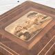 Wooden Coffee Table with Inlay, 1940s