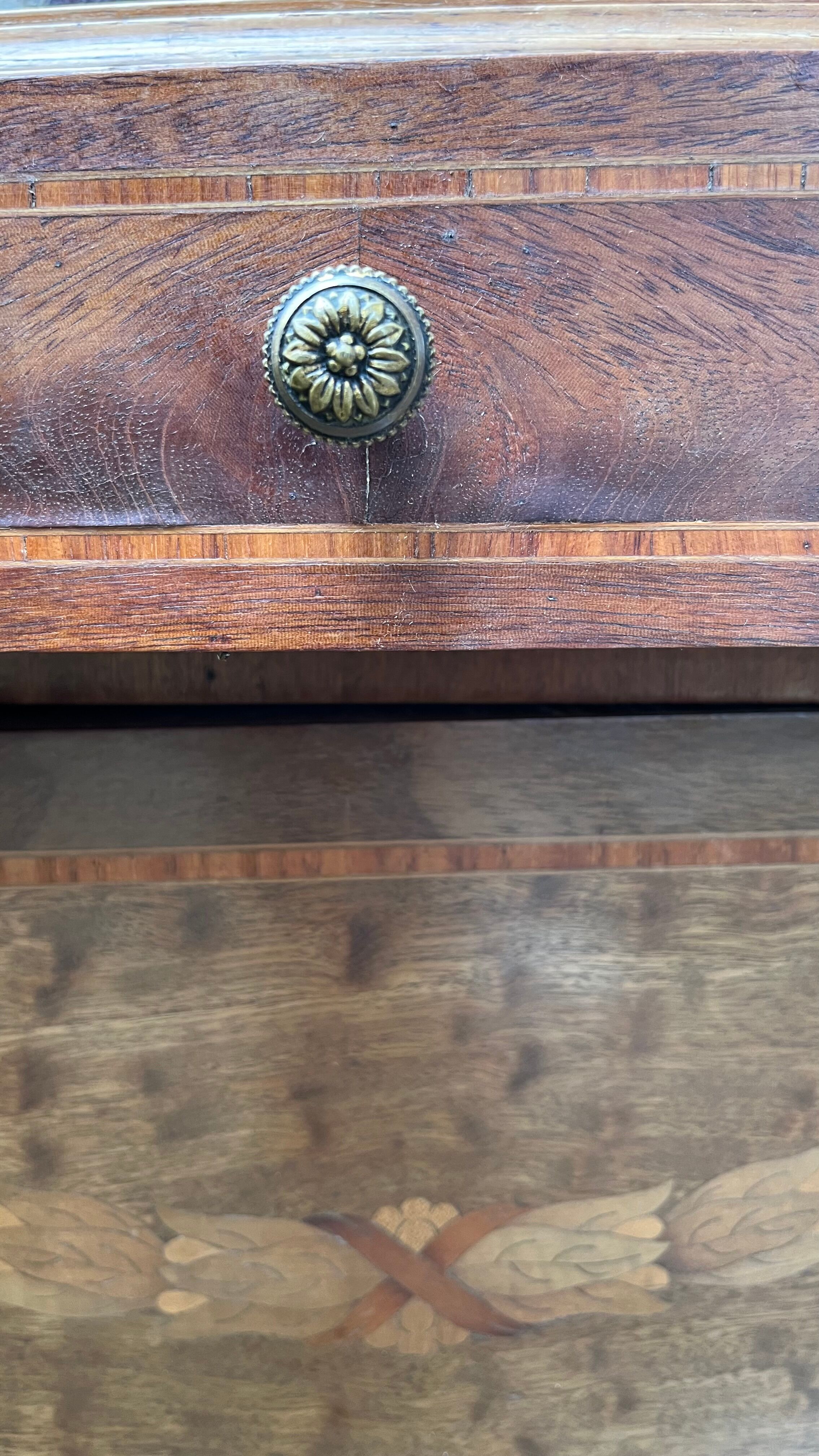 Vintage high bedside table