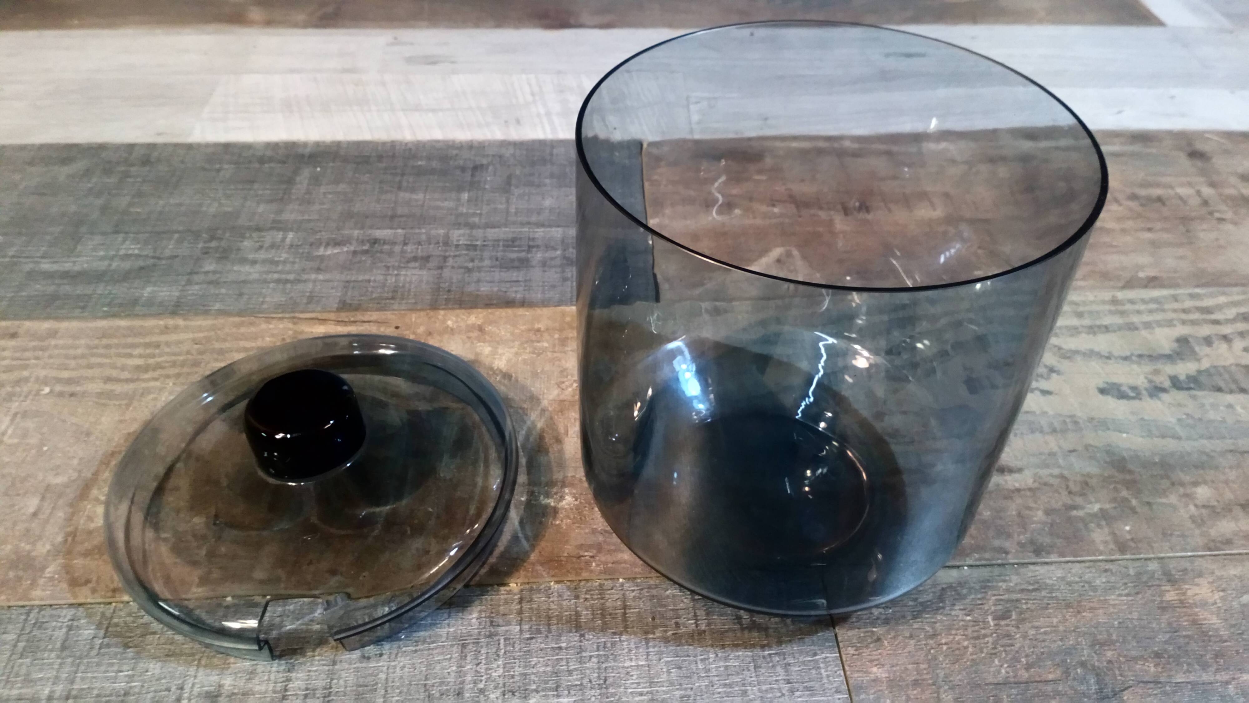 1960s glass ice bucket