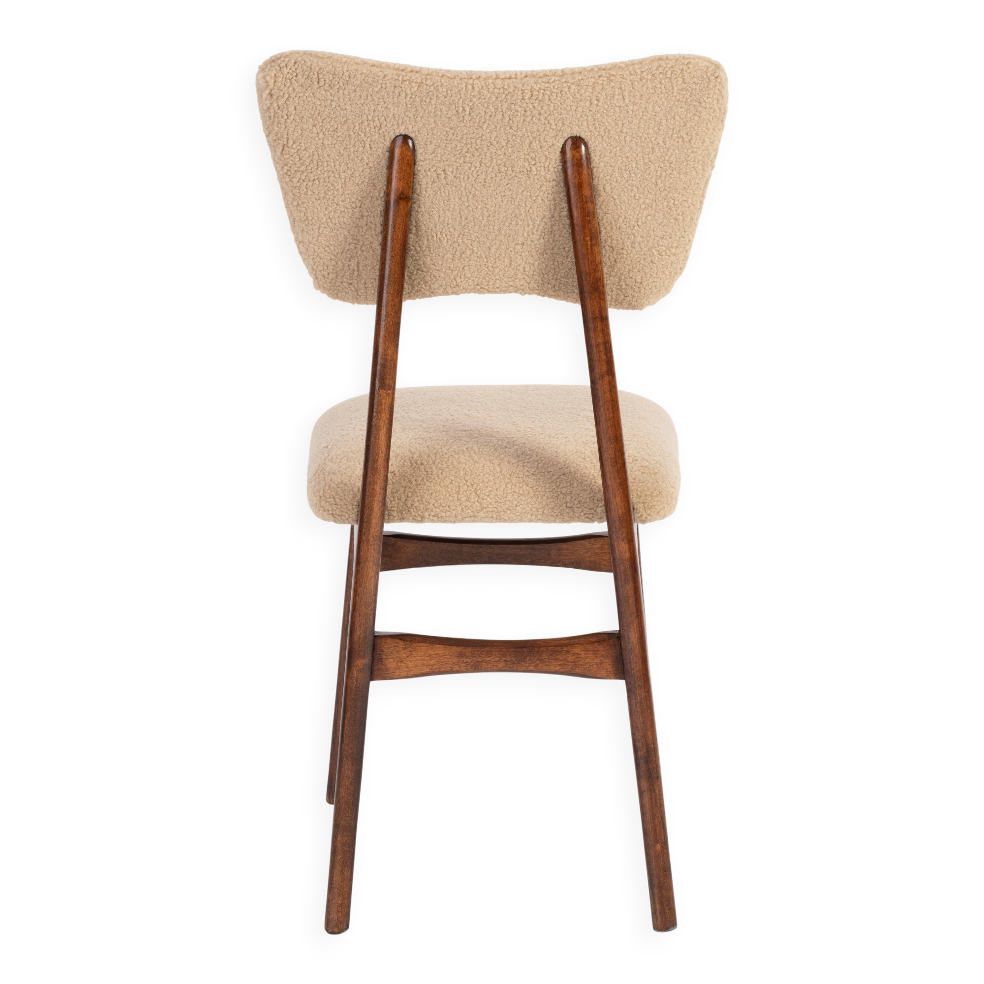 Camel Chair Soft Boucle from the 20th century, 1960s