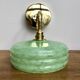 Clichy mint glass abt-day sconce