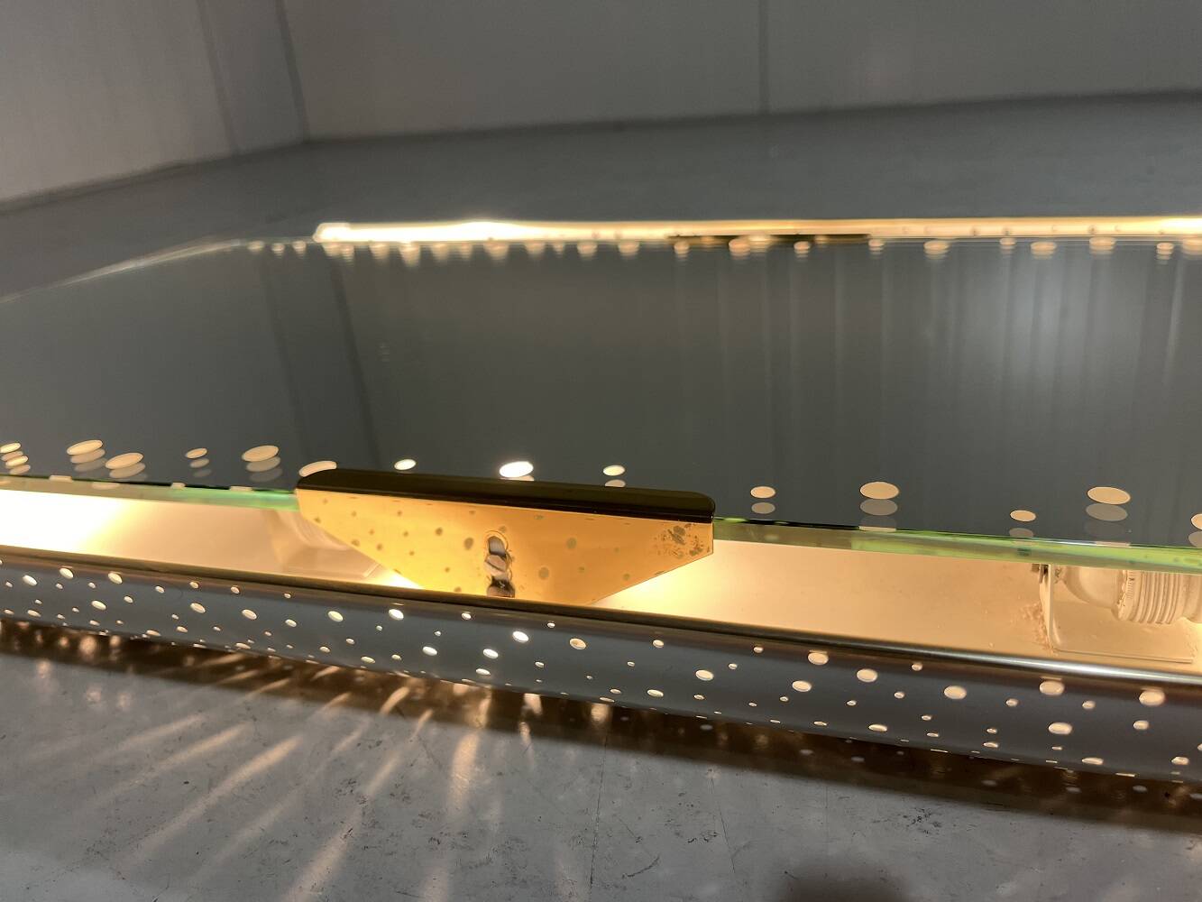 Miroir lumineux Ernest Igl pour Hillebrand Allemagne