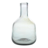 Blown glass bottle by Claude Morin, Dieulefit circa 1975