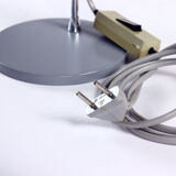 Table Lamp In Chrome And Gray Metal, By Josef Hurka For Napako 1960s