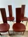 4 chaises en cuir Elena B