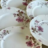 8 Haviland Limoges plates from the 19th century.