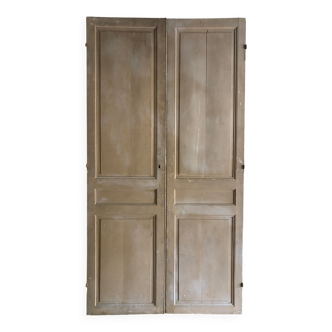 Pair of cupboard doors - 19th century