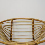 Rattan and metal chair