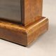 Antique Art Deco display cabinet in walnut and maple veneer, 20th century.