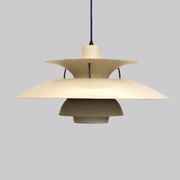 Le véritable produit danois - suspension PH5 - couleur blanche originale - Louis Poulsen