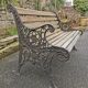 Banc de jardin en fonte
