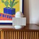 Sergio Asti, postmodern white ceramic vase, Cedit Italy 1970s