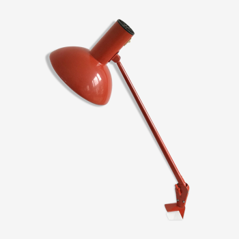 Lampe articulée type architecte rouge vermillon Swing