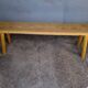 Bench 140 cm old solid wood with patina