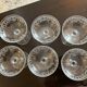 6 champagne glasses. Saint Louis crystal.