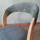Baumann aqua green gondola chairs