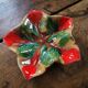 Vintage 70s starry ceramic trinket dish