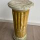 Antique Classical style column Reconstituted stone pillar Greek Roman style pedestal 1980s
