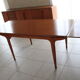 Table design scandinave en teck "meuble tv paris"