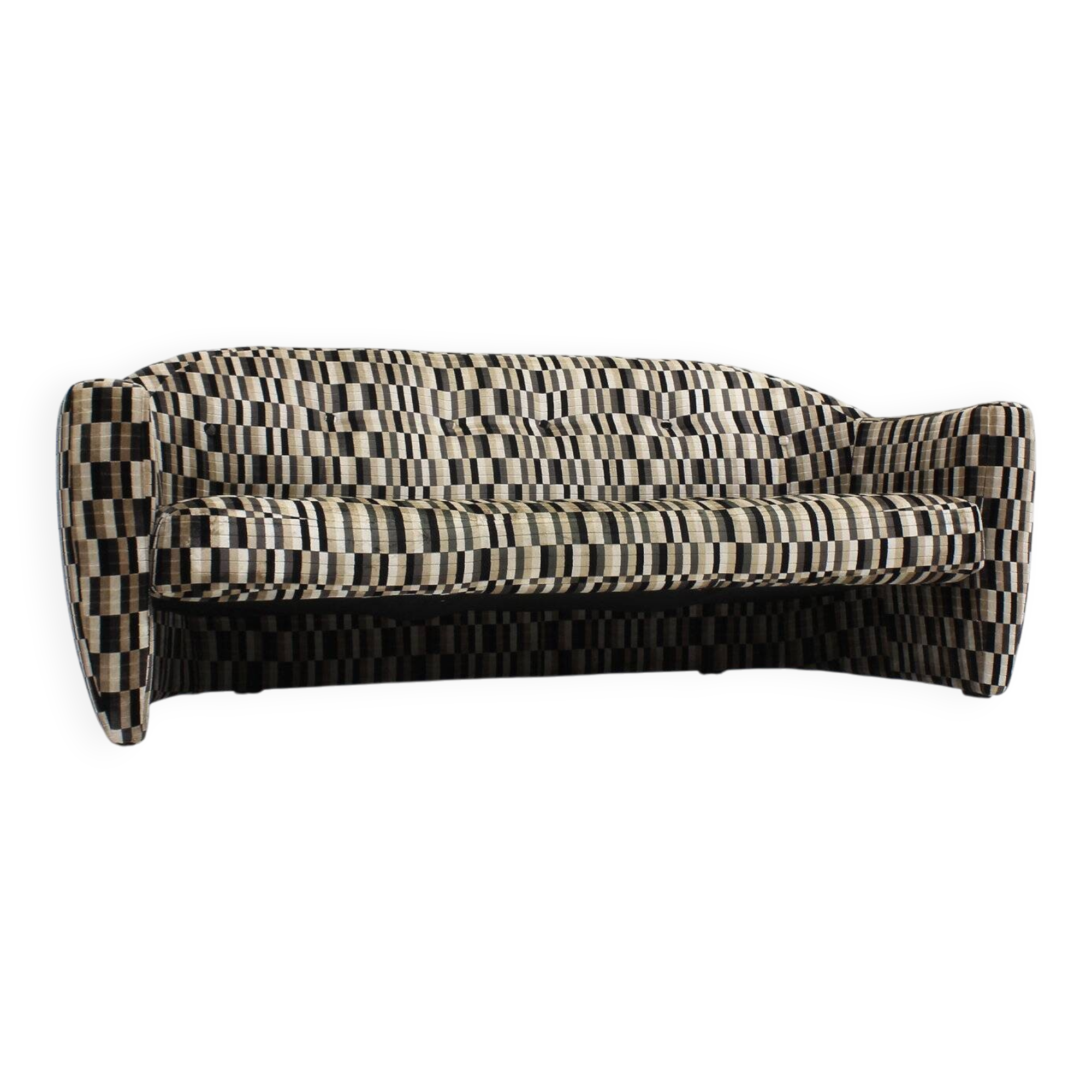 Canapé vintage à motif géométrique de Leolux