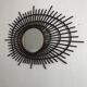 Vintage mirror 1960 orTF rattan sun - 80 x 67 cm