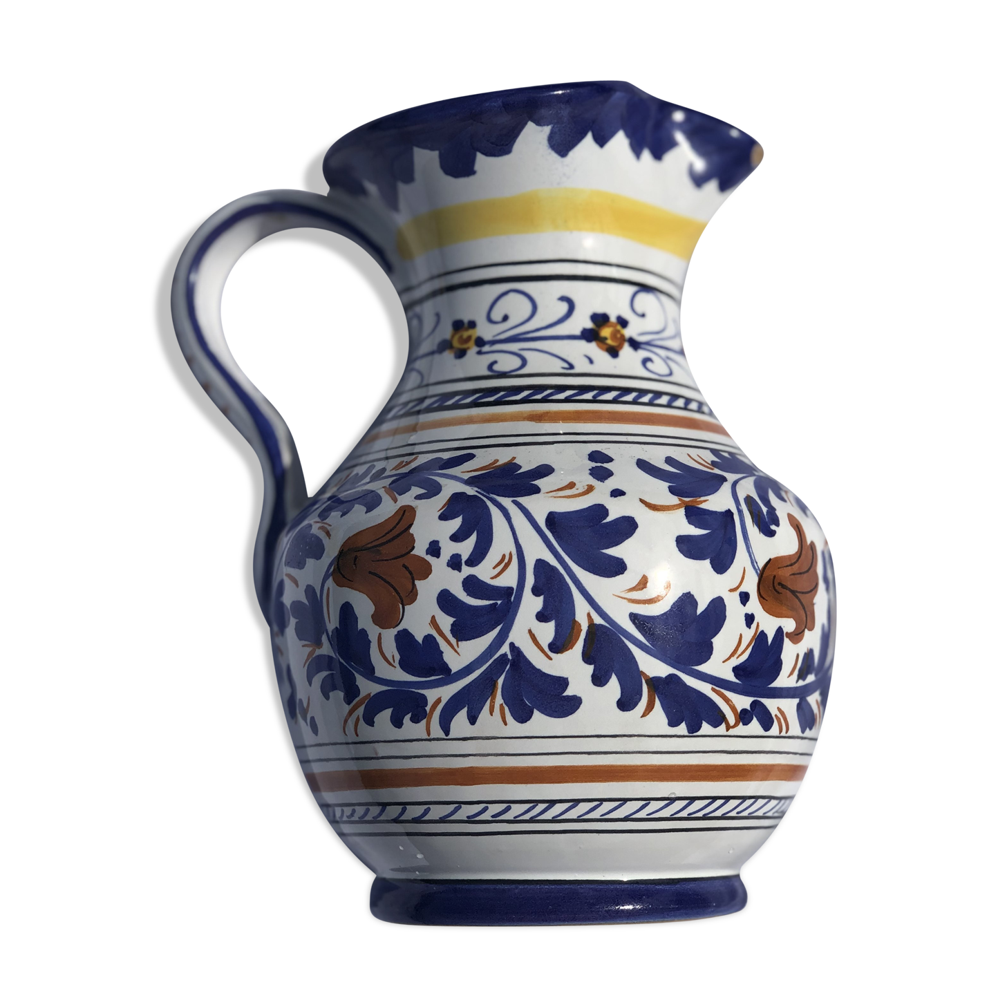Deruta ceramic carafe