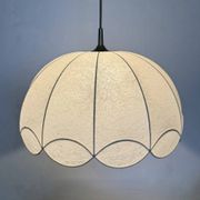 German mid-century "Cocoon" wavy chandelier by Goldkant, 1970s