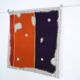 Deep Purple Minimalist Wall Hanging, 3x4 Textile Tapestry, 106x115 Cm