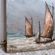 Marine oil board on sailboat stage panel